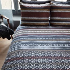 Bettwäsche Beddinghouse Pendleton Braun Baumwolle