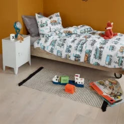 Bettwäsche Beddinghouse Kids Letter Car Blue Baumwolle