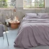 Bettwäsche VT Wonen Natural Stone Lila Baumwolle