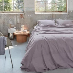 Bettwäsche VT Wonen Natural Stone Lila Baumwolle