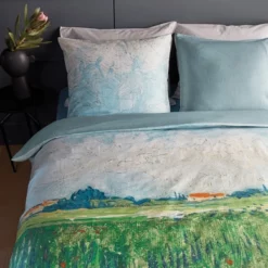Bettwäsche Beddinghouse X Van Gogh Field W Poppis Green Baumwolle