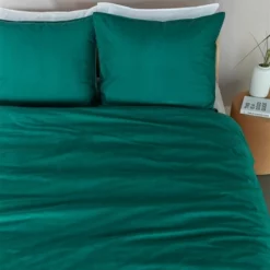 Bettwäsche Beddinghouse Reuse Dark Green Baumwolle