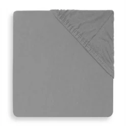 Spannbettuch Jollein Jersey Laufstallmatratze Storm Grey