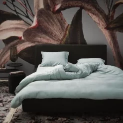 Bettwäsche Essenza Minte Dusty Green Mako Satin