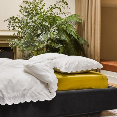 Bettwäsche Essenza April White Perkal