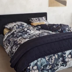 Bettwäsche Essenza Diem Nightblue Mako-Satin
