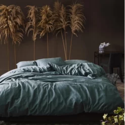 Bettwäsche Essenza Minte Denim Mako Satin
