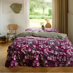 Bettwäsche Covers & Co Plums Perfect Multi Baumwolle
