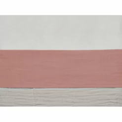 Bettlaken Jollein Wrinkled Cotton Rosewood