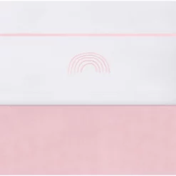Bettlaken Jollein Rainbow Blush Pink