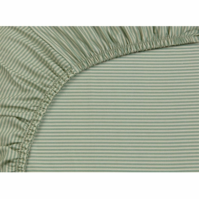 Spannbettlaken Pip Studio Duo Stripe Khaki (Perkal) 4 Spannbettlaken Pip Studio Duo Stripe Khaki (Perkal) – Bild 2