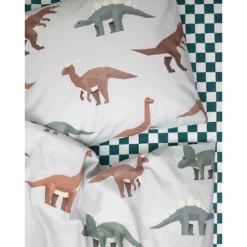 Spannbettlaken Studio Ditte Blokjes Petrol Green 17 Spannbettlaken Studio Ditte Blokjes Petrol Green -BEDSUPPLY VerkäufeBEDSUPPLY Verkäufe 2 hoeslaken 140x200 blocks green dig 02