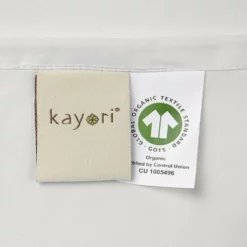 Laken Kayori Shizu Silbergrau (Perkal) -BEDSUPPLY VerkäufeBEDSUPPLY Verkäufe 2 kayori shizu laken perkal zilvergrijs label