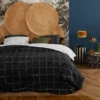 Bettwäsche At Home By Beddinghouse Checked Black White Baumwolle -BEDSUPPLY VerkäufeBEDSUPPLY Verkäufe 206790 0