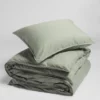 Bettwäsche Yumeko Green Mako-Satin -BEDSUPPLY VerkäufeBEDSUPPLY Verkäufe 222c1150a duvet cover set cotton sateen washed green 5 6