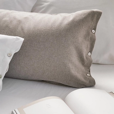 Bettwäsche Yumeko Stone Brown Flanell 4 Bettwäsche Yumeko Stone Brown Flanell – Bild 2