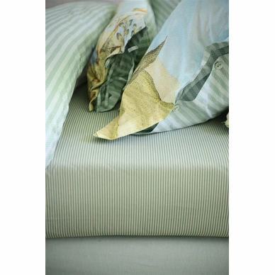 Spannbettlaken Pip Studio Duo Stripe Khaki (Perkal) 5 Spannbettlaken Pip Studio Duo Stripe Khaki (Perkal) – Bild 3
