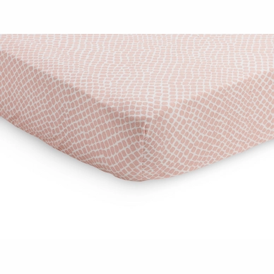 Spannbettuch Jollein Jersey Snake Pale Pink 5 Spannbettuch Jollein Jersey Snake Pale Pink – Bild 3