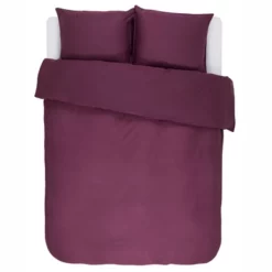 Bettwäsche Essenza Minte Burgundy Mako Satin -BEDSUPPLY VerkäufeBEDSUPPLY Verkäufe 3 MINTE burgundy 2P LR 1