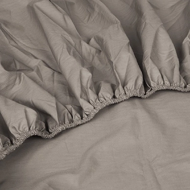 Spannbettlaken Kayori Shizu Taupe (Perkal) 5 Spannbettlaken Kayori Shizu Taupe (Perkal) – Bild 3