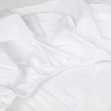 Spannbettlaken Kayori Shizu Weiß (Perkal) – Bild 3