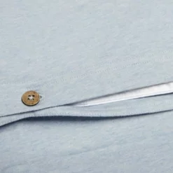 Bettwäsche Yumeko Soft Blue Jersey -BEDSUPPLY VerkäufeBEDSUPPLY Verkäufe 33c1123a duvet cover set jersey soft blue 8 1 1