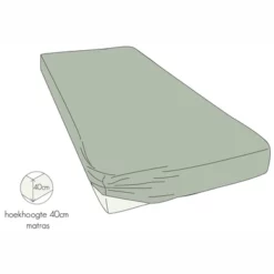 Spannbettlaken Kayori Shizu Sand (Jersey) -BEDSUPPLY VerkäufeBEDSUPPLY Verkäufe 4 kayori hoeslaken matras jersey zand