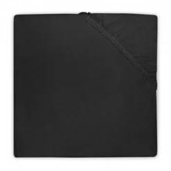 Spannbettlaken Jollein Boxmatras Schwarz (Jersey)