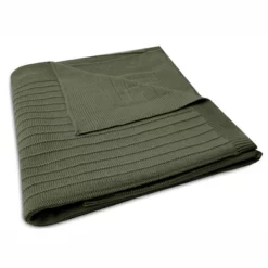 Kinderbettdecke Jollein Pure Knit Leaf Green Grün -BEDSUPPLY VerkäufeBEDSUPPLY Verkäufe 516 522 67010 8717329370517 detail 0004