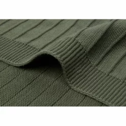 Kinderbettdecke Jollein Pure Knit Leaf Green Grün -BEDSUPPLY VerkäufeBEDSUPPLY Verkäufe 516 522 67010 8717329370517 detail 0005