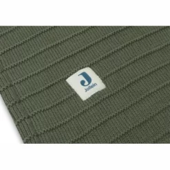 Kinderbettdecke Jollein Velvet Pure Knit Leaf Green Grün -BEDSUPPLY VerkäufeBEDSUPPLY Verkäufe 517 522 67010 8717329370531 detail 0003