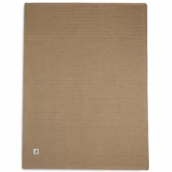 Kinderbettdecke Jollein Velvet Pure Knit Biscuit Braun