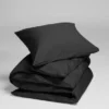 Bettwäsche Yumeko Dark Anthracite Mako-Satin -BEDSUPPLY VerkäufeBEDSUPPLY Verkäufe 55c130a duvet cover set cotton sateen dark anthracite 2 1p stk 2