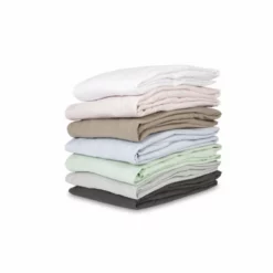 Spannbettlaken Kayori Shizu Sand (Jersey) -BEDSUPPLY VerkäufeBEDSUPPLY Verkäufe 6 kayori hoeslakens jersey stapel 2