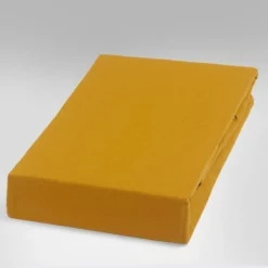 Spannbetttuch Yumeko Indian Yellow (Flanell)