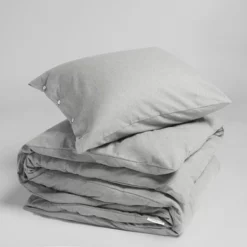 Bettwäsche Yumeko Light Grey Flanell -BEDSUPPLY VerkäufeBEDSUPPLY Verkäufe 88duvet cover set velvet flannel light grey 2 1p stk1