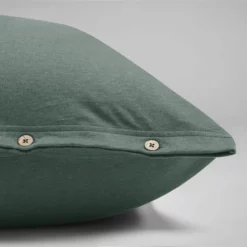 Bettwäsche Yumeko Pine Green Jersey -BEDSUPPLY VerkäufeBEDSUPPLY Verkäufe 8c2009a pillowcase jersey pine green 3 dtl2