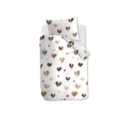Dekbedovertrek Beddinghouse Kids Animal Hearts Multi Baumwolle -BEDSUPPLY VerkäufeBEDSUPPLY Verkäufe Animal20Hearts Multi DE UV 100x135 10 Topshot Large