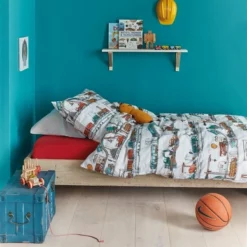 Bettwäsche Beddinghouse Kids City View Multi Baumwolle