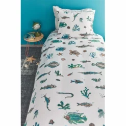 Bettwäsche Beddinghouse Kids Deep In The Sea Blue Baumwolle -BEDSUPPLY VerkäufeBEDSUPPLY Verkäufe Deep20in20the20Sea Blue 60 Online Large