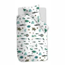 Bettwäsche Beddinghouse Kids Deep In The Sea Blue Baumwolle -BEDSUPPLY VerkäufeBEDSUPPLY Verkäufe Deep20in20the20Sea Blue 1P 10 Topshot Large