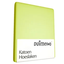 Spannbettlaken Duimelot Kinder Lime (Baumwolle)