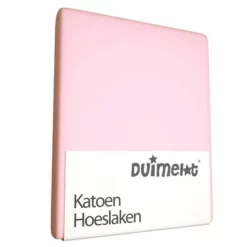 Spannbettlaken Duimelot Kinder Rose (Baumwolle)