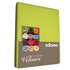 Spannbettlaken Duimelot Kinder Apfel (Velours)