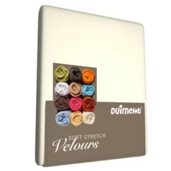 Spannbettlaken Duimelot Kinder Elfenbein (Velours)