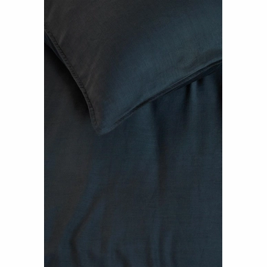 Bettwäsche VT Wonen Earth Dunkelblau Mako-Satin 4 Bettwäsche VT Wonen Earth Dunkelblau Mako-Satin – Bild 2