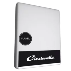 Topper-Spannbettlaken Cinderella Light Grey (Flanell)