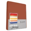 Spannbettlaken Romanette Terra Cotta (Double Jersey)