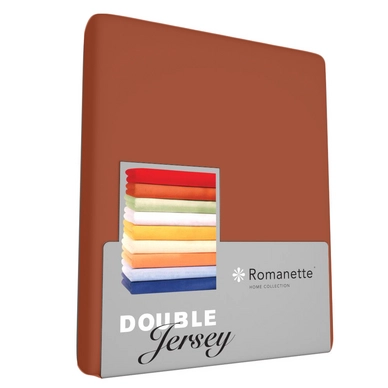 Spannbettlaken Romanette Terra Cotta (Double Jersey) 3 Spannbettlaken Romanette Terra Cotta (Double Jersey)
