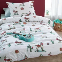 Bettwäsche Beddinghouse Kids Lama Adventure Multi Baumwolle